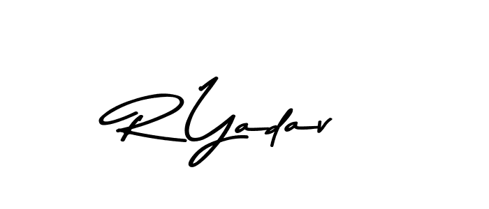 Make a beautiful signature design for name R Yadav. With this signature (Asem Kandis PERSONAL USE) style, you can create a handwritten signature for free. R Yadav signature style 9 images and pictures png