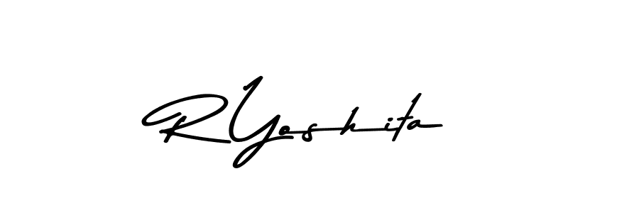 Also we have R Yoshita name is the best signature style. Create professional handwritten signature collection using Asem Kandis PERSONAL USE autograph style. R Yoshita signature style 9 images and pictures png