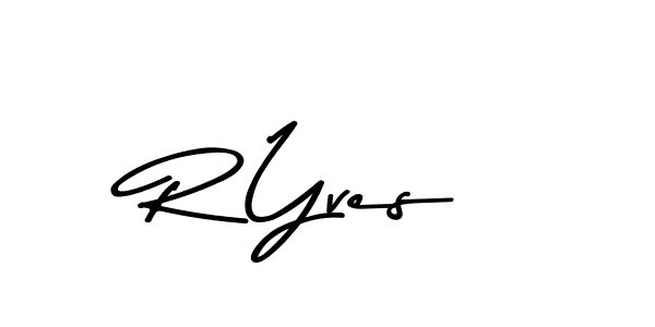 R Yves stylish signature style. Best Handwritten Sign (Asem Kandis PERSONAL USE) for my name. Handwritten Signature Collection Ideas for my name R Yves. R Yves signature style 9 images and pictures png