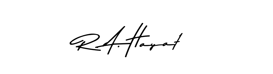 Similarly Asem Kandis PERSONAL USE is the best handwritten signature design. Signature creator online .You can use it as an online autograph creator for name R. A. Hayat. R. A. Hayat signature style 9 images and pictures png