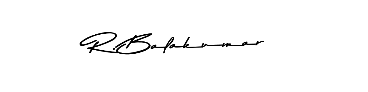 Use a signature maker to create a handwritten signature online. With this signature software, you can design (Asem Kandis PERSONAL USE) your own signature for name R. Balakumar. R. Balakumar signature style 9 images and pictures png