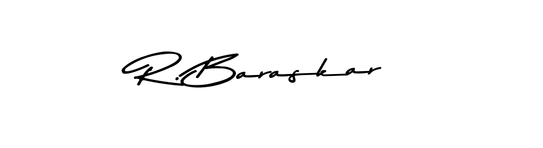 Similarly Asem Kandis PERSONAL USE is the best handwritten signature design. Signature creator online .You can use it as an online autograph creator for name R. Baraskar. R. Baraskar signature style 9 images and pictures png