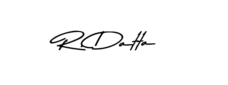 Asem Kandis PERSONAL USE is a professional signature style that is perfect for those who want to add a touch of class to their signature. It is also a great choice for those who want to make their signature more unique. Get R. Datta name to fancy signature for free. R. Datta signature style 9 images and pictures png