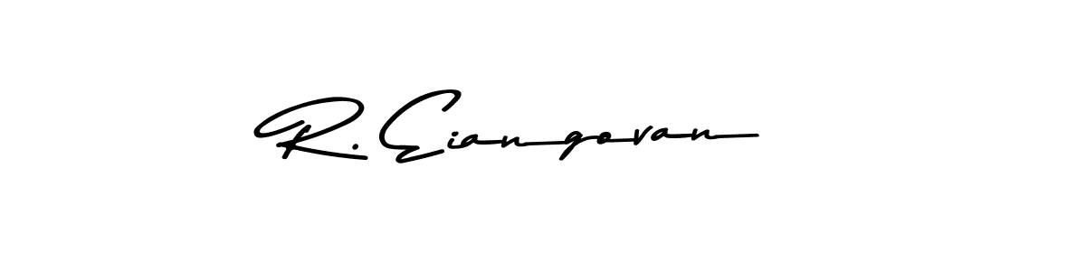 Here are the top 10 professional signature styles for the name R. Eiangovan. These are the best autograph styles you can use for your name. R. Eiangovan signature style 9 images and pictures png