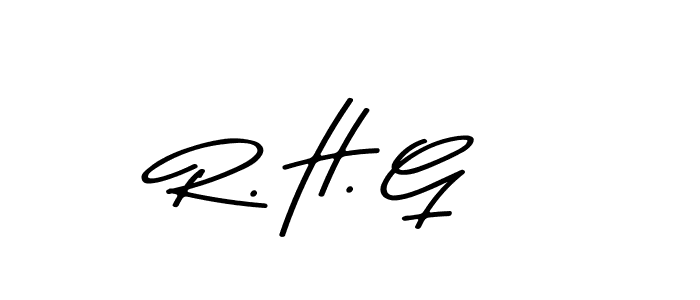 How to make R. H. G signature? Asem Kandis PERSONAL USE is a professional autograph style. Create handwritten signature for R. H. G name. R. H. G signature style 9 images and pictures png