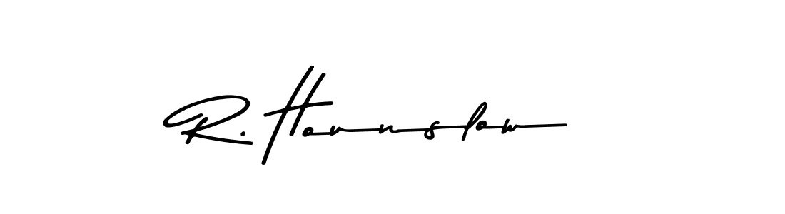 if you are searching for the best signature style for your name R. Hounslow. so please give up your signature search. here we have designed multiple signature styles  using Asem Kandis PERSONAL USE. R. Hounslow signature style 9 images and pictures png