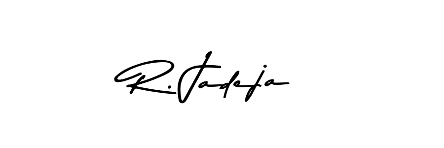 You should practise on your own different ways (Asem Kandis PERSONAL USE) to write your name (R. Jadeja) in signature. don't let someone else do it for you. R. Jadeja signature style 9 images and pictures png