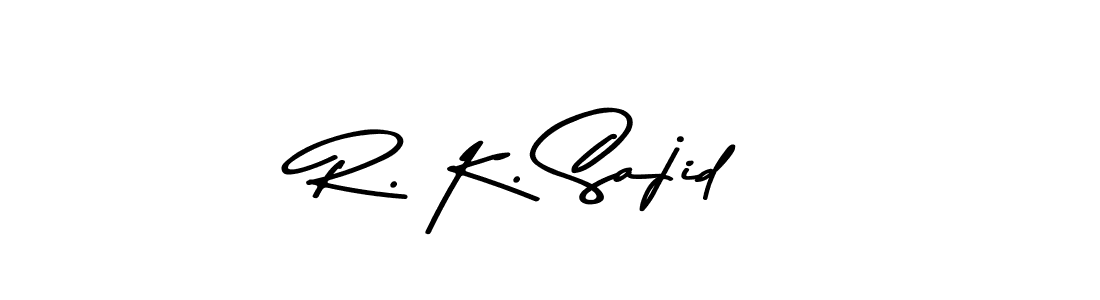 How to make R. K. Sajid signature? Asem Kandis PERSONAL USE is a professional autograph style. Create handwritten signature for R. K. Sajid name. R. K. Sajid signature style 9 images and pictures png