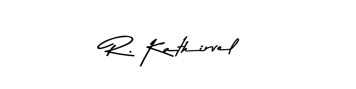 How to make R. Kathirvel signature? Asem Kandis PERSONAL USE is a professional autograph style. Create handwritten signature for R. Kathirvel name. R. Kathirvel signature style 9 images and pictures png