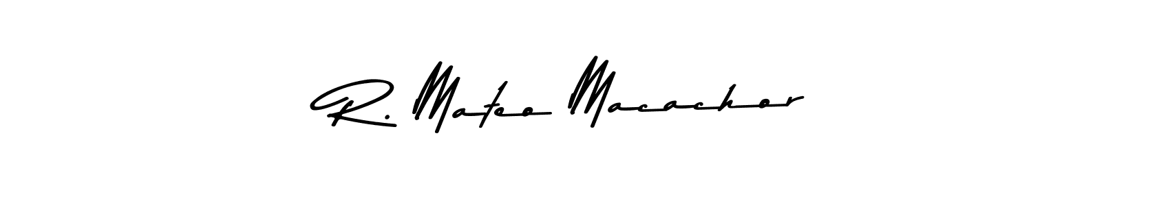 Here are the top 10 professional signature styles for the name R. Mateo Macachor. These are the best autograph styles you can use for your name. R. Mateo Macachor signature style 9 images and pictures png