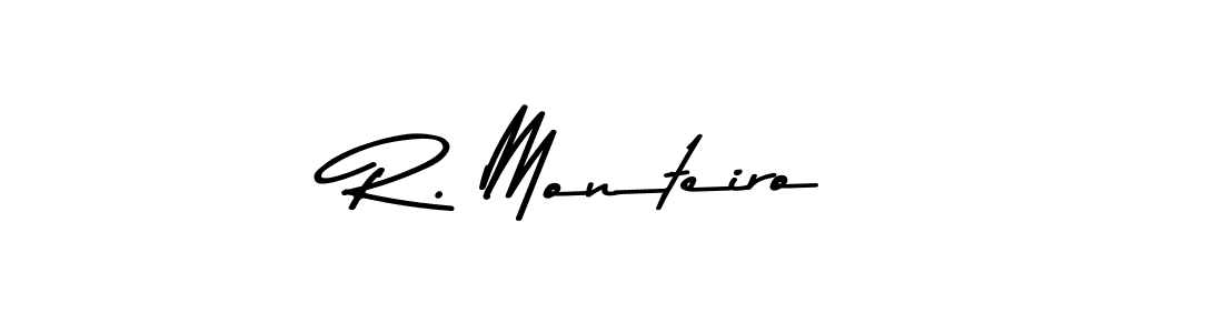 Use a signature maker to create a handwritten signature online. With this signature software, you can design (Asem Kandis PERSONAL USE) your own signature for name R. Monteiro. R. Monteiro signature style 9 images and pictures png