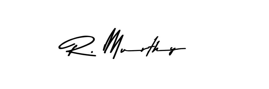 How to make R. Murthy name signature. Use Asem Kandis PERSONAL USE style for creating short signs online. This is the latest handwritten sign. R. Murthy signature style 9 images and pictures png