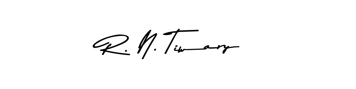 R. N. Tiwary stylish signature style. Best Handwritten Sign (Asem Kandis PERSONAL USE) for my name. Handwritten Signature Collection Ideas for my name R. N. Tiwary. R. N. Tiwary signature style 9 images and pictures png