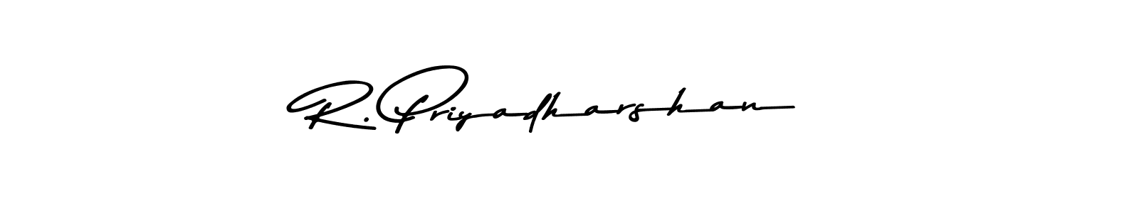 You can use this online signature creator to create a handwritten signature for the name R. Priyadharshan. This is the best online autograph maker. R. Priyadharshan signature style 9 images and pictures png