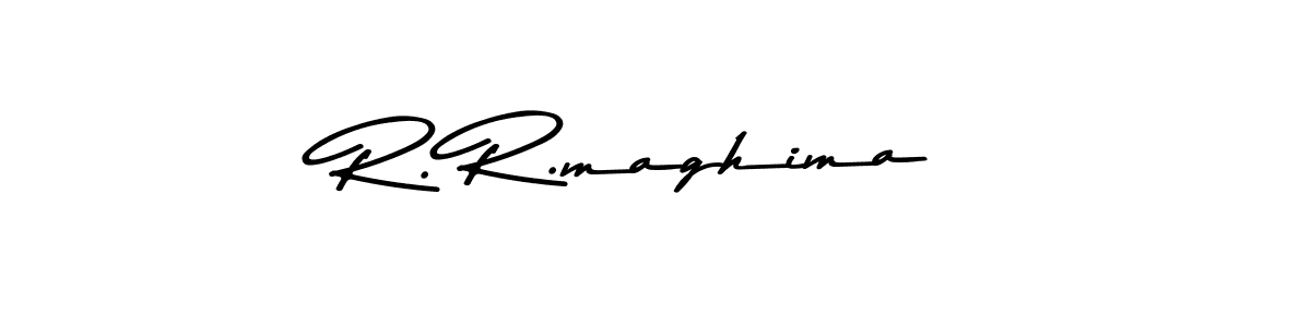How to make R. R.maghima signature? Asem Kandis PERSONAL USE is a professional autograph style. Create handwritten signature for R. R.maghima name. R. R.maghima signature style 9 images and pictures png