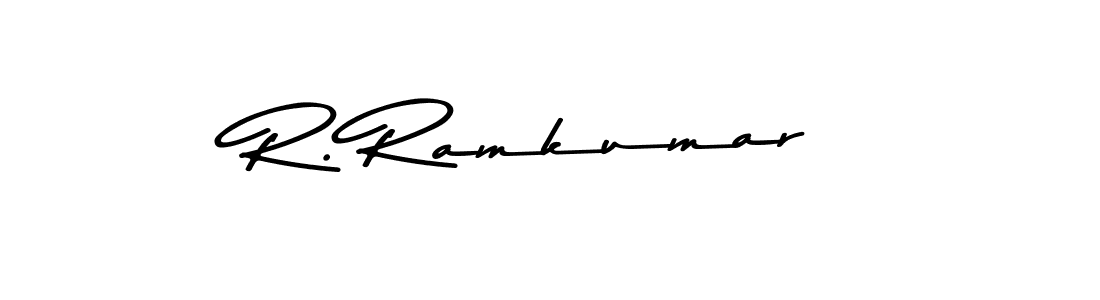 Design your own signature with our free online signature maker. With this signature software, you can create a handwritten (Asem Kandis PERSONAL USE) signature for name R. Ramkumar. R. Ramkumar signature style 9 images and pictures png