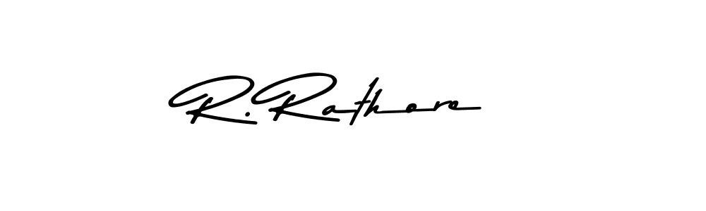Design your own signature with our free online signature maker. With this signature software, you can create a handwritten (Asem Kandis PERSONAL USE) signature for name R. Rathore. R. Rathore signature style 9 images and pictures png