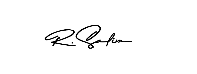 Design your own signature with our free online signature maker. With this signature software, you can create a handwritten (Asem Kandis PERSONAL USE) signature for name R. Salim. R. Salim signature style 9 images and pictures png