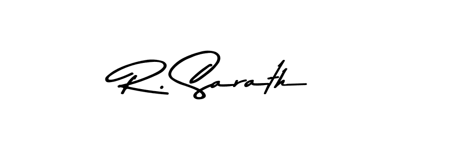 Make a beautiful signature design for name R. Sarath. With this signature (Asem Kandis PERSONAL USE) style, you can create a handwritten signature for free. R. Sarath signature style 9 images and pictures png