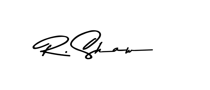 Make a beautiful signature design for name R. Shaw. With this signature (Asem Kandis PERSONAL USE) style, you can create a handwritten signature for free. R. Shaw signature style 9 images and pictures png