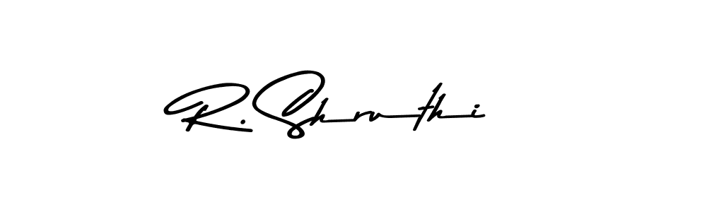 Design your own signature with our free online signature maker. With this signature software, you can create a handwritten (Asem Kandis PERSONAL USE) signature for name R. Shruthi. R. Shruthi signature style 9 images and pictures png