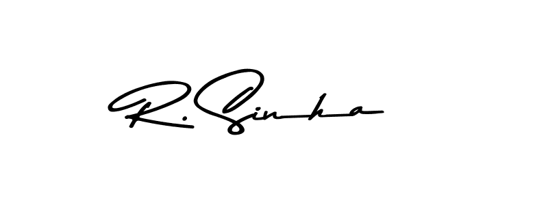 This is the best signature style for the R. Sinha name. Also you like these signature font (Asem Kandis PERSONAL USE). Mix name signature. R. Sinha signature style 9 images and pictures png