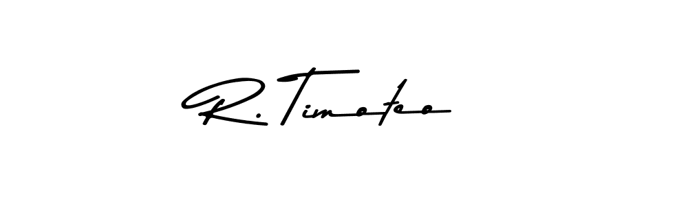 Use a signature maker to create a handwritten signature online. With this signature software, you can design (Asem Kandis PERSONAL USE) your own signature for name R. Timoteo. R. Timoteo signature style 9 images and pictures png