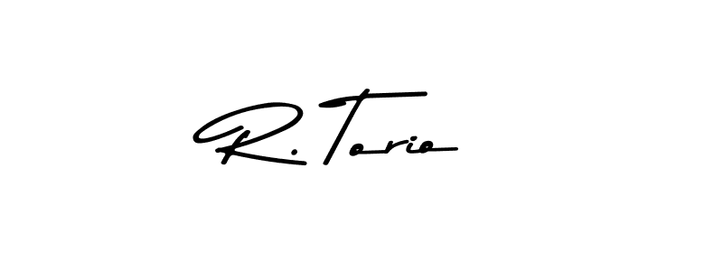 This is the best signature style for the R. Torio name. Also you like these signature font (Asem Kandis PERSONAL USE). Mix name signature. R. Torio signature style 9 images and pictures png