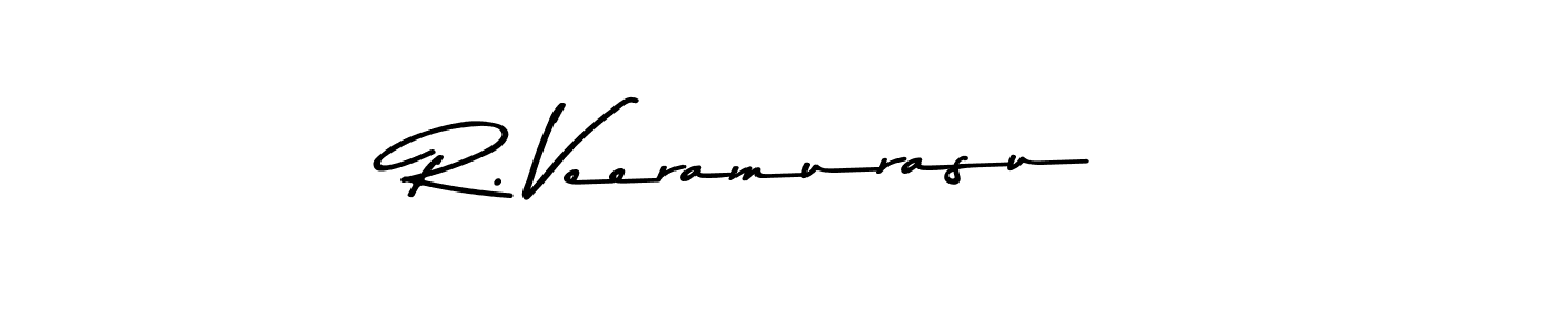 Make a beautiful signature design for name R. Veeramurasu. With this signature (Asem Kandis PERSONAL USE) style, you can create a handwritten signature for free. R. Veeramurasu signature style 9 images and pictures png