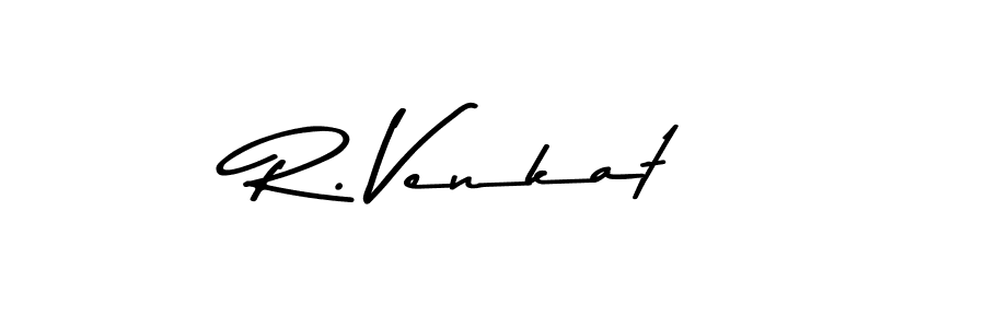 if you are searching for the best signature style for your name R. Venkat. so please give up your signature search. here we have designed multiple signature styles  using Asem Kandis PERSONAL USE. R. Venkat signature style 9 images and pictures png