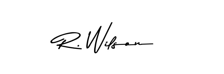 Make a beautiful signature design for name R. Wilson. With this signature (Asem Kandis PERSONAL USE) style, you can create a handwritten signature for free. R. Wilson signature style 9 images and pictures png