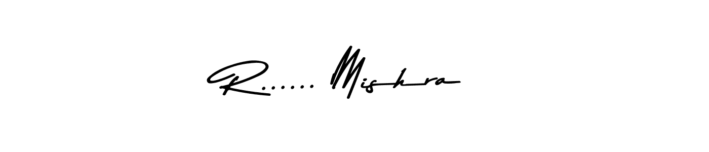 Make a beautiful signature design for name R...... Mishra. With this signature (Asem Kandis PERSONAL USE) style, you can create a handwritten signature for free. R...... Mishra signature style 9 images and pictures png