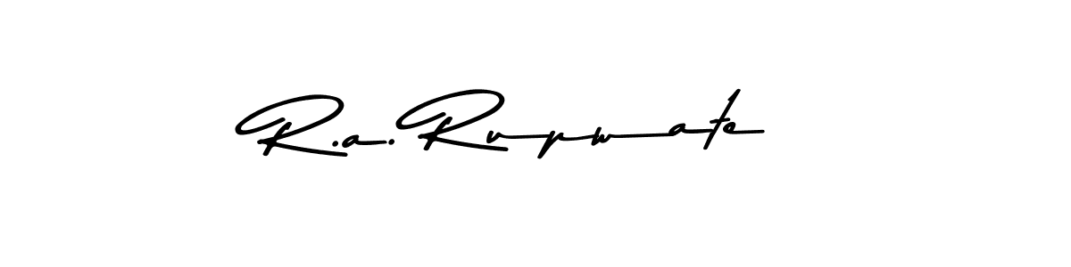 Asem Kandis PERSONAL USE is a professional signature style that is perfect for those who want to add a touch of class to their signature. It is also a great choice for those who want to make their signature more unique. Get R.a. Rupwate name to fancy signature for free. R.a. Rupwate signature style 9 images and pictures png