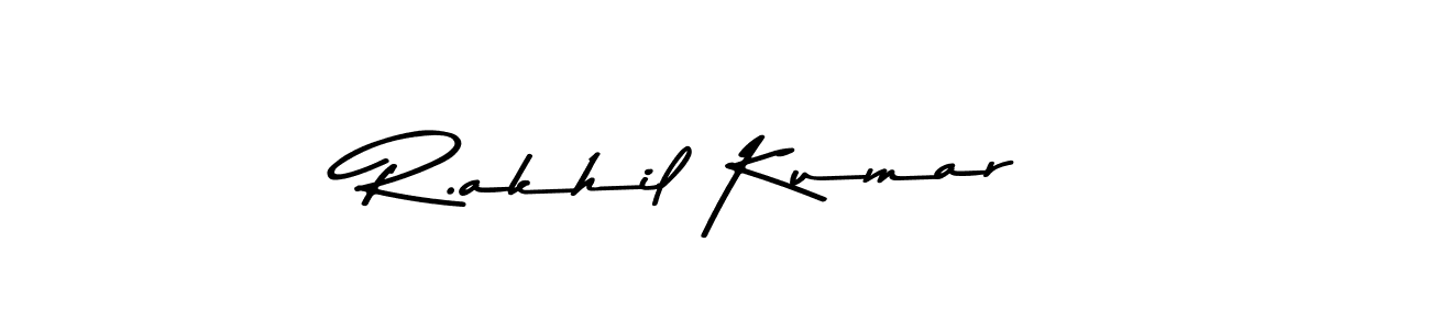 You should practise on your own different ways (Asem Kandis PERSONAL USE) to write your name (R.akhil Kumar) in signature. don't let someone else do it for you. R.akhil Kumar signature style 9 images and pictures png