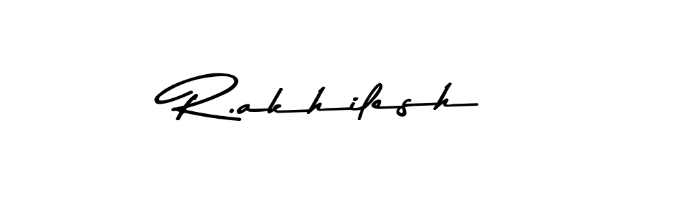 R.akhilesh stylish signature style. Best Handwritten Sign (Asem Kandis PERSONAL USE) for my name. Handwritten Signature Collection Ideas for my name R.akhilesh. R.akhilesh signature style 9 images and pictures png