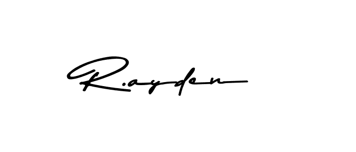 How to Draw R.ayden signature style? Asem Kandis PERSONAL USE is a latest design signature styles for name R.ayden. R.ayden signature style 9 images and pictures png