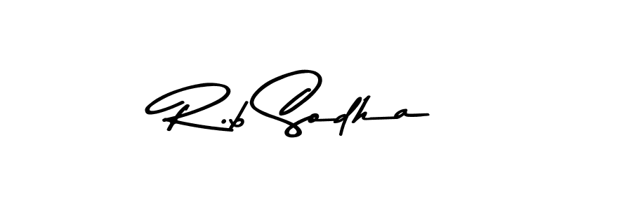 Also we have R.b Sodha name is the best signature style. Create professional handwritten signature collection using Asem Kandis PERSONAL USE autograph style. R.b Sodha signature style 9 images and pictures png