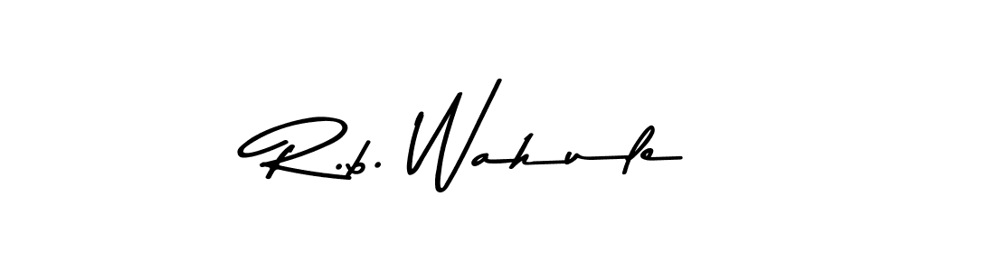 Best and Professional Signature Style for R.b. Wahule. Asem Kandis PERSONAL USE Best Signature Style Collection. R.b. Wahule signature style 9 images and pictures png