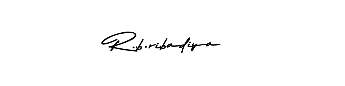 Make a short R.b.ribadiya signature style. Manage your documents anywhere anytime using Asem Kandis PERSONAL USE. Create and add eSignatures, submit forms, share and send files easily. R.b.ribadiya signature style 9 images and pictures png