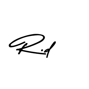 Also we have R.d name is the best signature style. Create professional handwritten signature collection using Asem Kandis PERSONAL USE autograph style. R.d signature style 9 images and pictures png