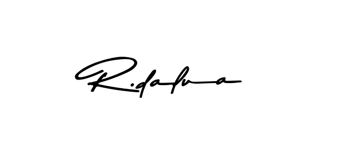It looks lik you need a new signature style for name R.dalua. Design unique handwritten (Asem Kandis PERSONAL USE) signature with our free signature maker in just a few clicks. R.dalua signature style 9 images and pictures png