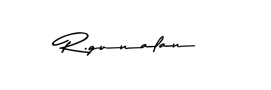 Use a signature maker to create a handwritten signature online. With this signature software, you can design (Asem Kandis PERSONAL USE) your own signature for name R.gunalan. R.gunalan signature style 9 images and pictures png