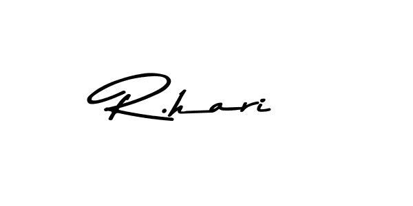 You should practise on your own different ways (Asem Kandis PERSONAL USE) to write your name (R.hari) in signature. don't let someone else do it for you. R.hari signature style 9 images and pictures png