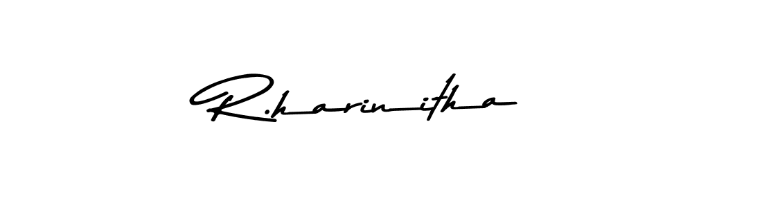 You can use this online signature creator to create a handwritten signature for the name R.harinitha. This is the best online autograph maker. R.harinitha signature style 9 images and pictures png