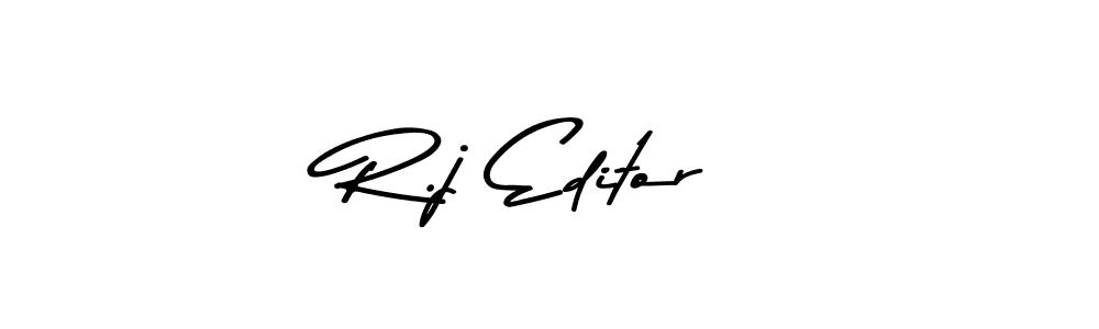 Design your own signature with our free online signature maker. With this signature software, you can create a handwritten (Asem Kandis PERSONAL USE) signature for name R.j Editor. R.j Editor signature style 9 images and pictures png