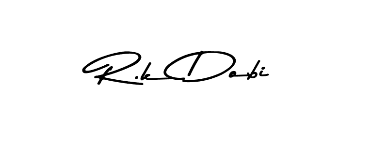 The best way (Asem Kandis PERSONAL USE) to make a short signature is to pick only two or three words in your name. The name R.k Dobi include a total of six letters. For converting this name. R.k Dobi signature style 9 images and pictures png