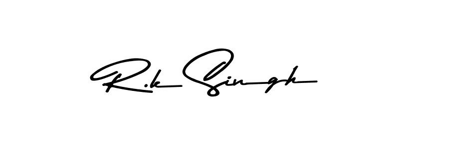 The best way (Asem Kandis PERSONAL USE) to make a short signature is to pick only two or three words in your name. The name R.k Singh include a total of six letters. For converting this name. R.k Singh signature style 9 images and pictures png