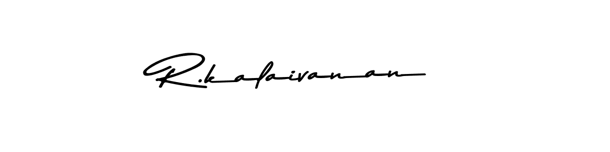 How to make R.kalaivanan signature? Asem Kandis PERSONAL USE is a professional autograph style. Create handwritten signature for R.kalaivanan name. R.kalaivanan signature style 9 images and pictures png