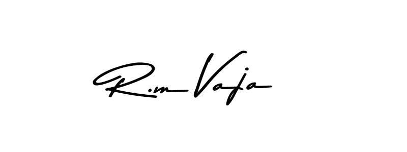 R.m Vaja stylish signature style. Best Handwritten Sign (Asem Kandis PERSONAL USE) for my name. Handwritten Signature Collection Ideas for my name R.m Vaja. R.m Vaja signature style 9 images and pictures png