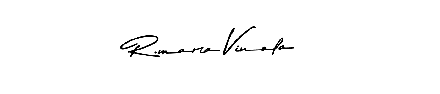 Also we have R.maria Vinola name is the best signature style. Create professional handwritten signature collection using Asem Kandis PERSONAL USE autograph style. R.maria Vinola signature style 9 images and pictures png